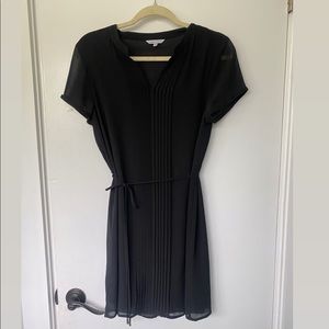 Black Blouse Shift Dress